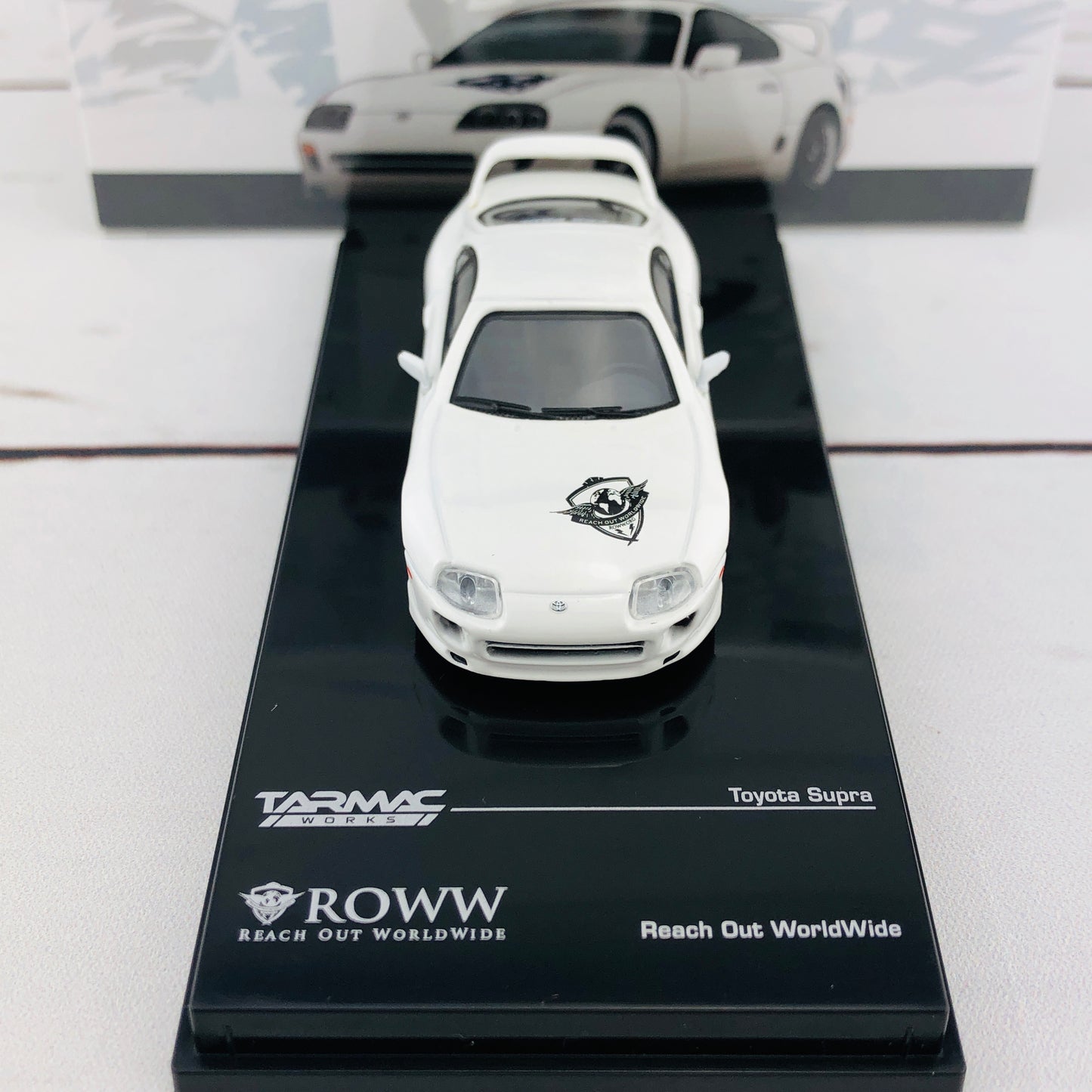 Tarmac Works 1/64 Toyota Supra ROWW Reach Out Worldwide T64-011-PAUL