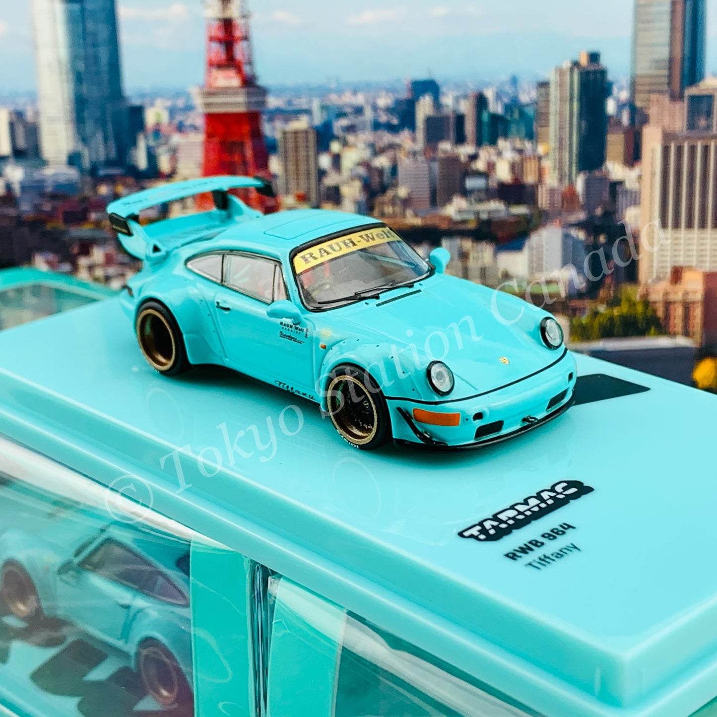 Tarmac Works 1/64 HOBBY64 RWB 964 Tiffany T64-037-TIF
