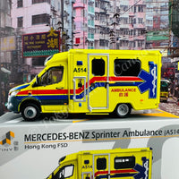 TINY 微影 70 Mercedes Benz Sprinter Ambulance Hong Kong FSD (A514) ATC65340