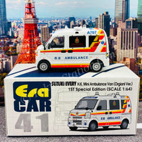 ERA CAR 1/64 Suzuki Every H.K. Mini Ambulance Van (Original Version) 1st Special Edition SU19EVERF41