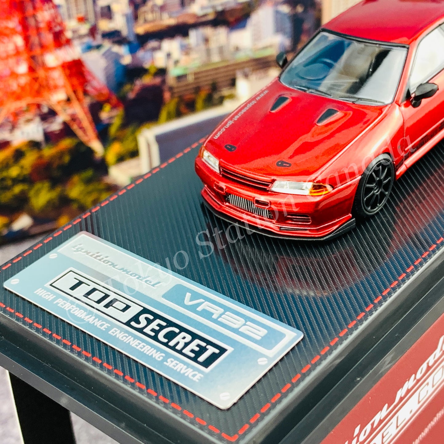 Ignition Model 1/64 TOP SECRET GT-R (VR32) Red Metallic IG2392