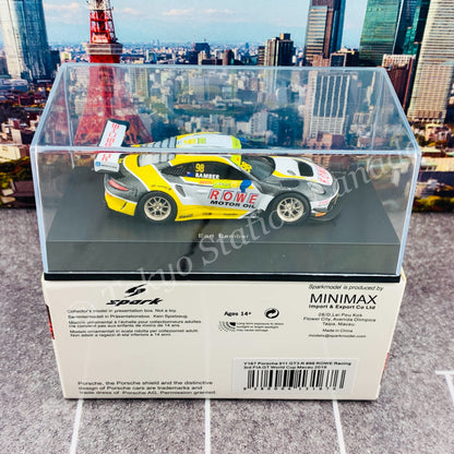 Sparky 1/64 PORSCHE 911 GT3 R NO.98 ROWE RACING 3RD FIA GT WORLD CUP MACAU 2019 EARL BAMBER Y167