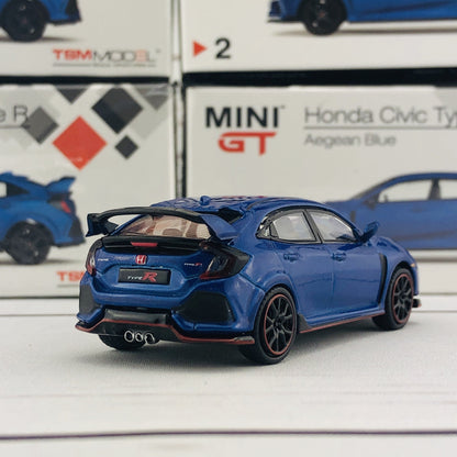 MINI GT 1/64 Honda Civic Type R (FK8) Aegean Blue (RHD) MGT00002-R