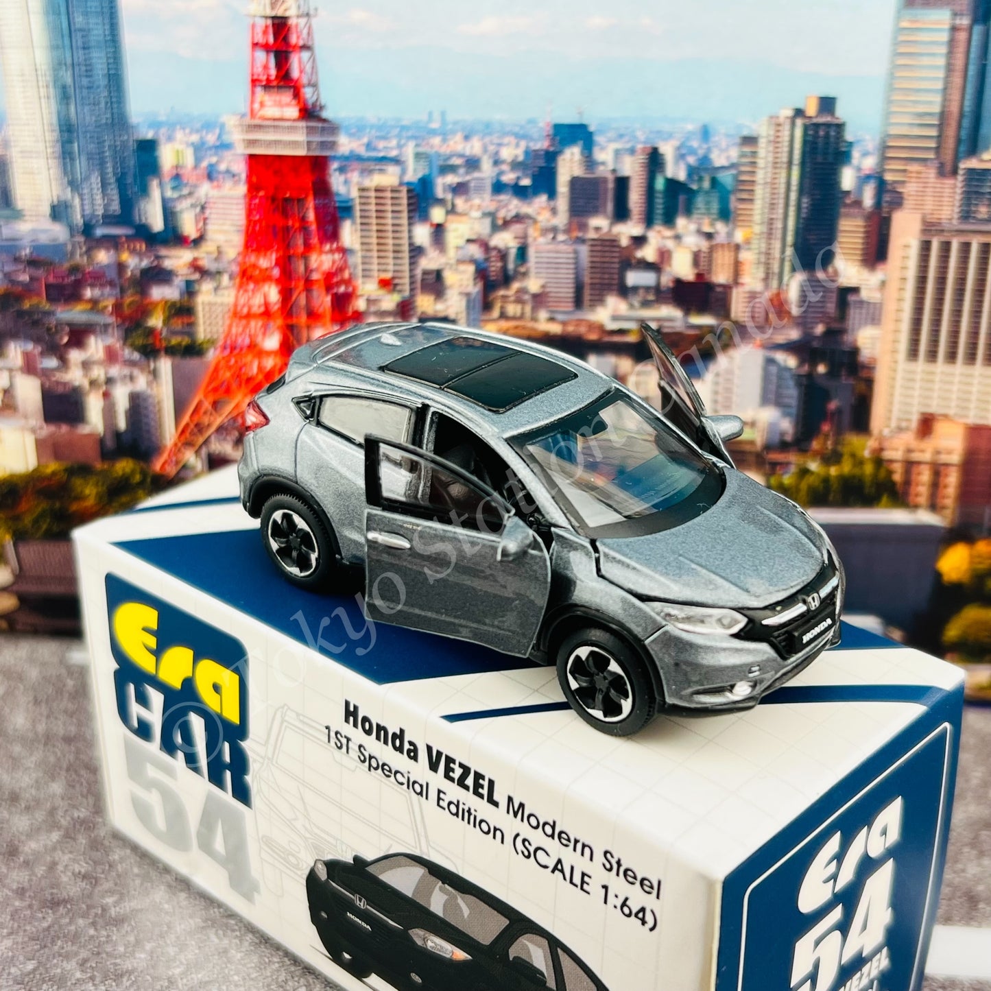 ERA CAR 1/64 54 Honda Vezel Modern Steel 1st SP Edition 4897099931577