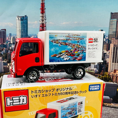 TOMICA SHOP ORIGINAL MODEL Isuzu ELF 50th Anniversary Truck 4904810177593