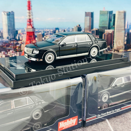 HOBBY JAPAN 1/64 Toyota CENTURY (UWG60 ) ETERNAL BLACK HJ641019BK