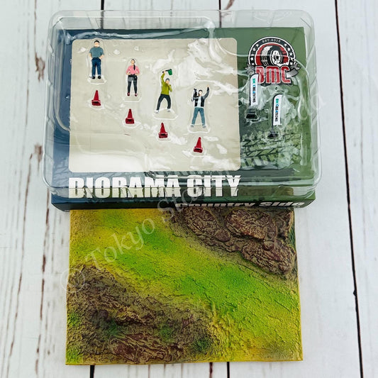 BM CREATIONS JUNIOR 1/64 Diorama City - 002 Country Side Grass version 64BDOR002