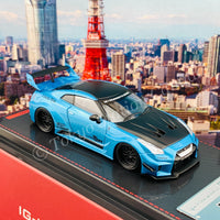 Ignition Model 1/64 LB-Silhouette WORKS GT Nissan 35GT-RR Light Blue Metallic IG2385