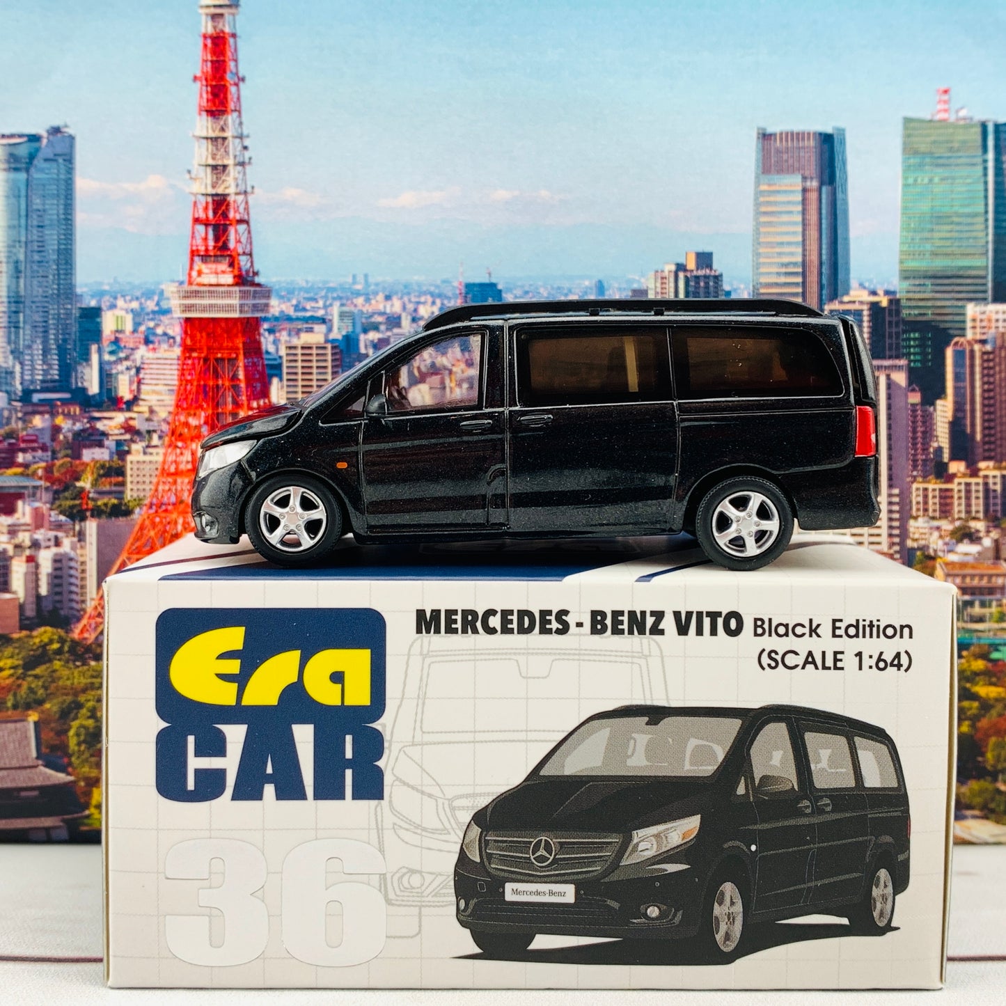 ERA CAR 36 1/64 Mercedes-Benz Vito - Black Edition MB20VITRN36