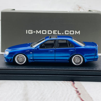 Ignition Model 1/43 Nissan Skyline 25GT Turbo ER34 Blue Metallic IG1612