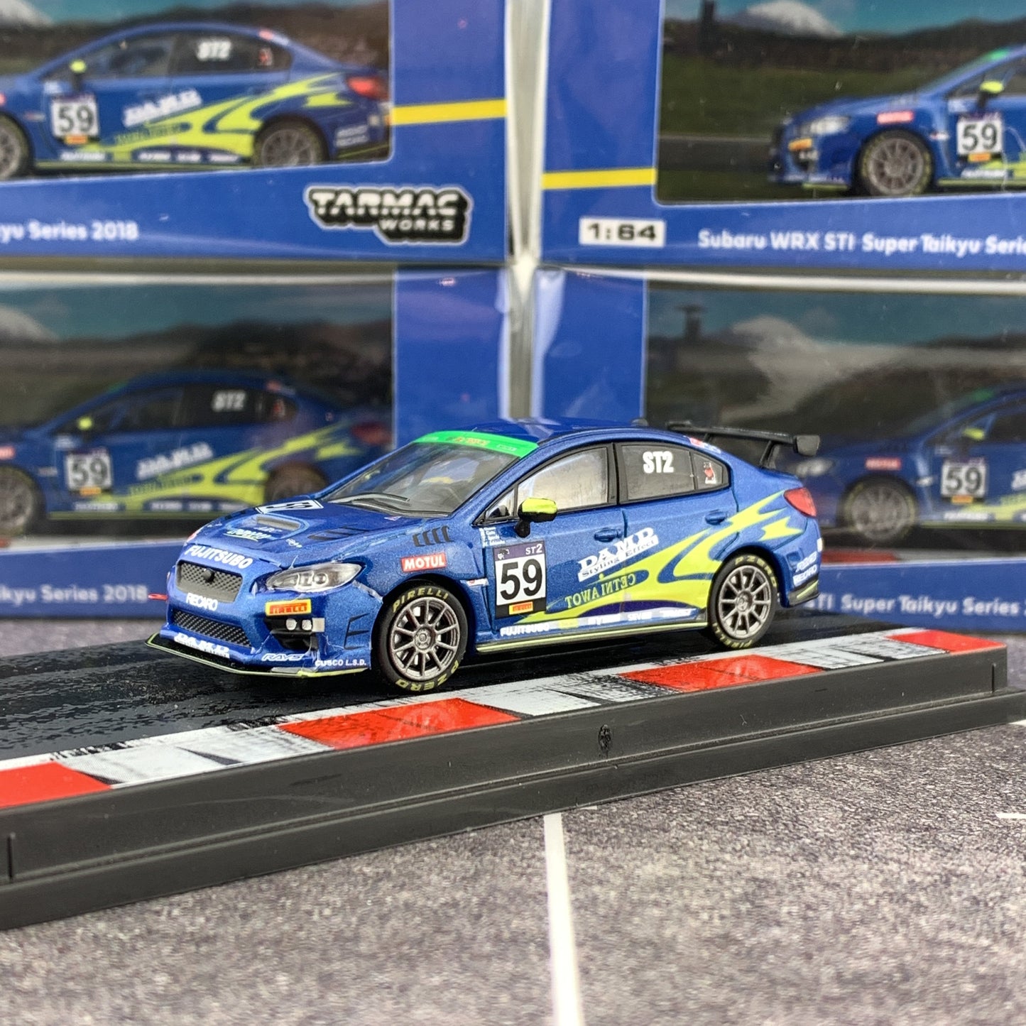 Tarmac Works 1/64 Subaru WRX STi Super Taikyu Series 2018 T64-016-18ST59