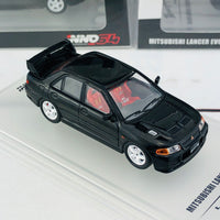 INNO64 Mitsubishi Lancer Evolution III with Extra Wheel Set IN64-EVO3-BLA