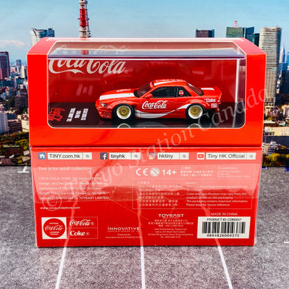 INNO64 x TOYEAST 1/64  COCA-COLA NISSAN SILVIA S13 ROCKET BUNNY V2 COKE037