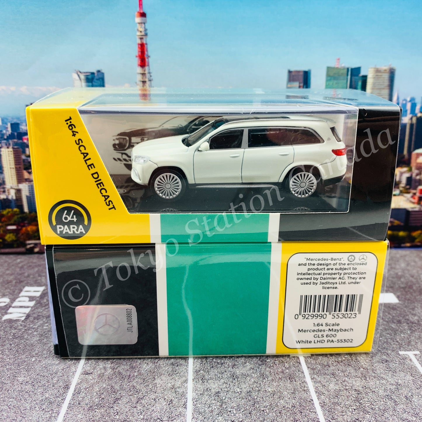 PARA64 1/64 Mercedes-Maybach GLS White LHD PA-55302
