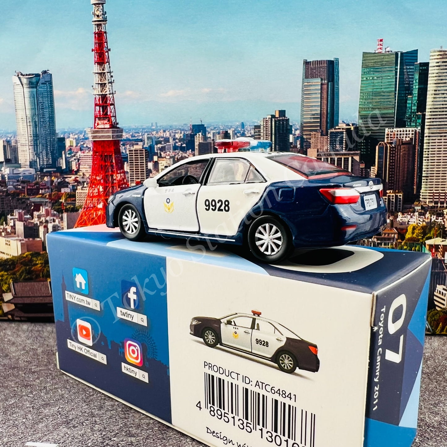 TINY 微影 TW07 Toyota Camry 2011 Taiwan Police Bureau ATC64841