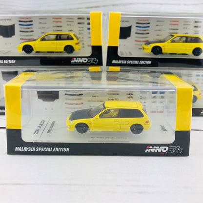 INNO64 HONDA CIVIC EF9 SiR Malaysia Special Edition IN64-EF9-YLMLS