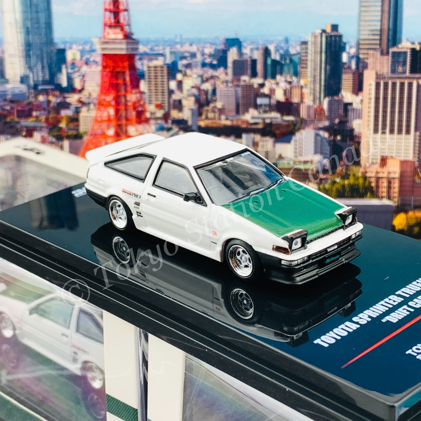 INNO64 1/64 TOYOTA SPRINTER TRUENO AE86 Drift Car IN64-AE86T-DC