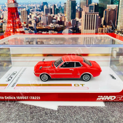 INNO64 1/64 TOYOTA CELICA 1600 GT (TA22) Red IN64-1600GT-RED