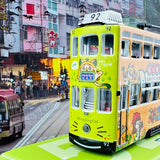 TINY 微影 52 Hong Kong Tram (6th Gen) Ding Ding Cat Yellow/Green (Scale 1/120) ATC65418