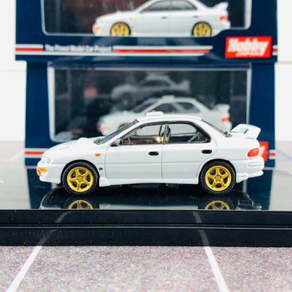 Hobby Japan 1/64 Subaru Impreza WRX GC8 Type RA STi Verion II Fether White HJ641013SW