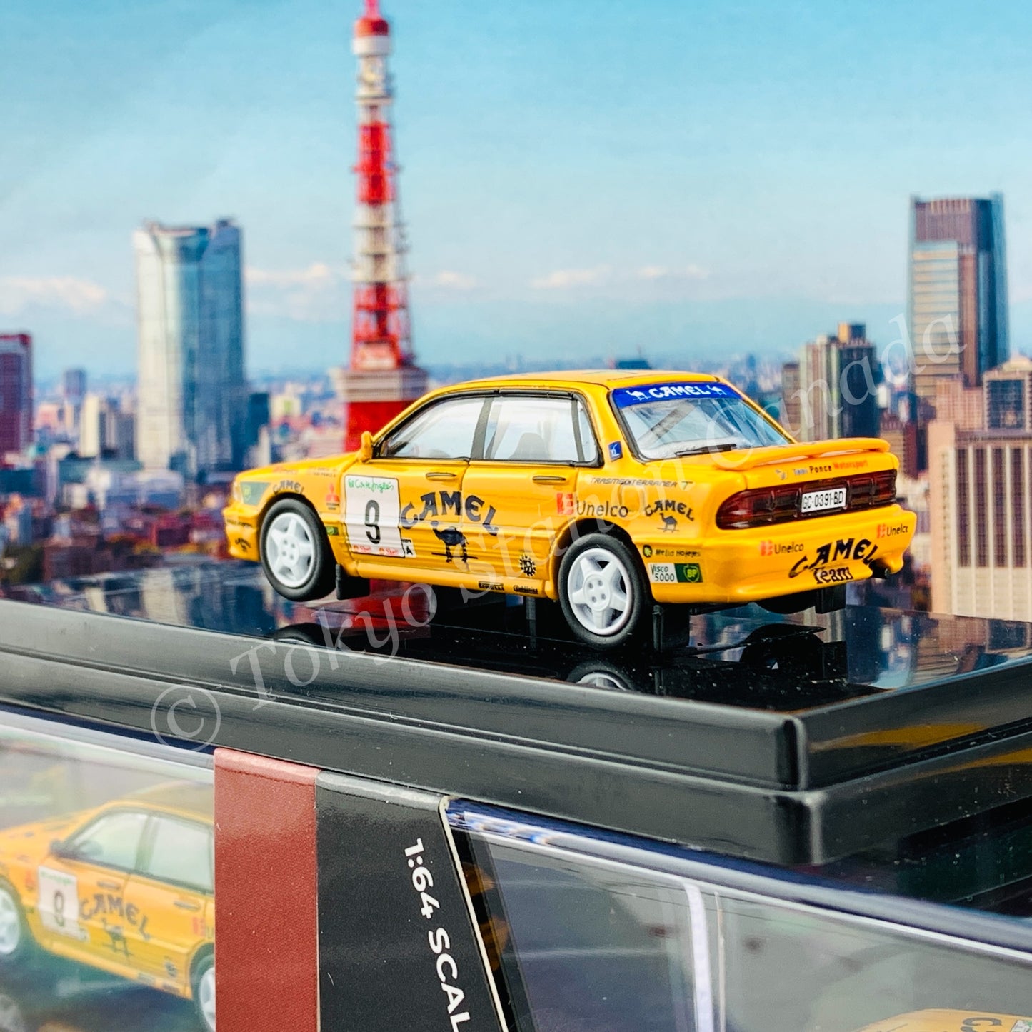 PARA64 1/64 Mitsubishi Galant VR4 1995 Rally El Corte Ingles Ponce #9 LHD PA-55103