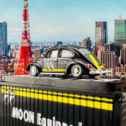 Tarmac Works x Schuco 1/64 VW Beetle *** with Container *** T64S-006-ME2