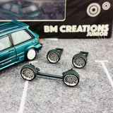 BM CREATIONS JUNIOR 1/64 Toyota 1988 Starlet  Turbo-S (EP71)  Green LHD 64B0129