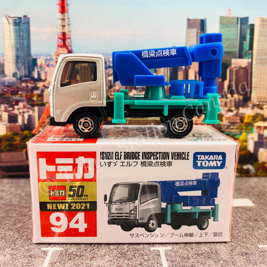 TOMICA 94 Isuzu Elf Bridge Inspection Vehicle