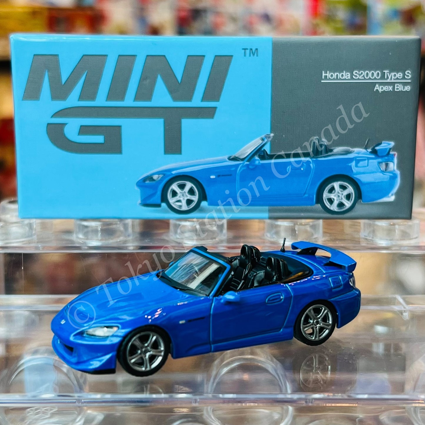 MINI GT 1/64 Honda S2000 (AP2) Type S Apex Blue RHD MGT00376-R