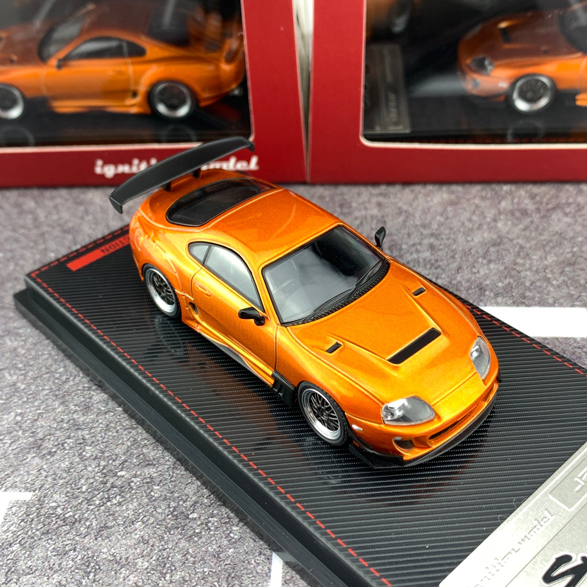 Ignition Model 1/64 Toyota Supra (JZA80) RZ Orange Metallic IG1864