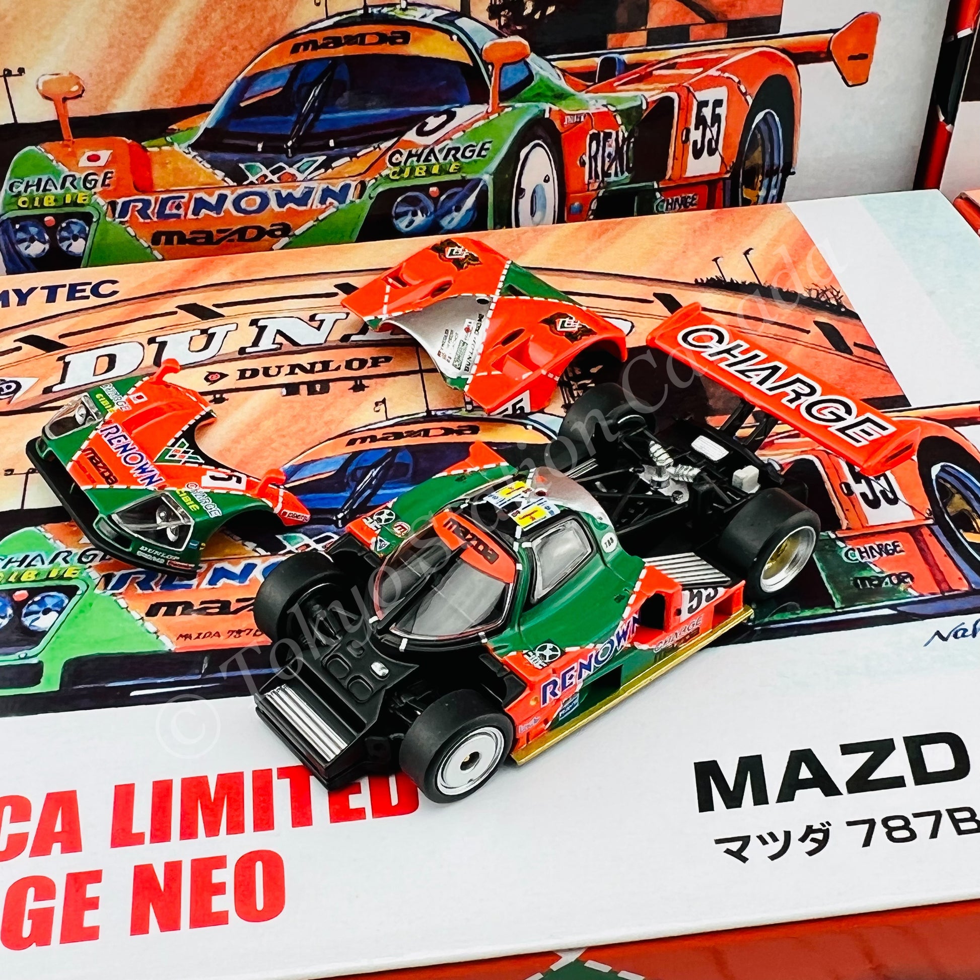 TOMYTEC Tomica Limited Vintage NEO 1/64LV-NEO Mazda 787B No. 55
