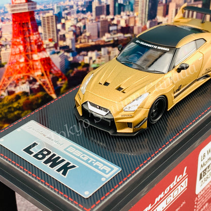 Ignition Model 1/64 LB-Silhouette WORKS GT Nissan 35GT-RR Matte Gold IG2383