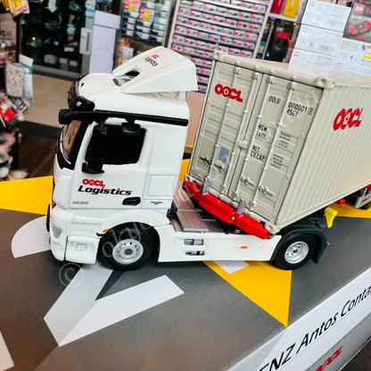 TINY 微影 1/64 121 MERCEDES-BENZ Antos Container Lorry OOCL ATC64977