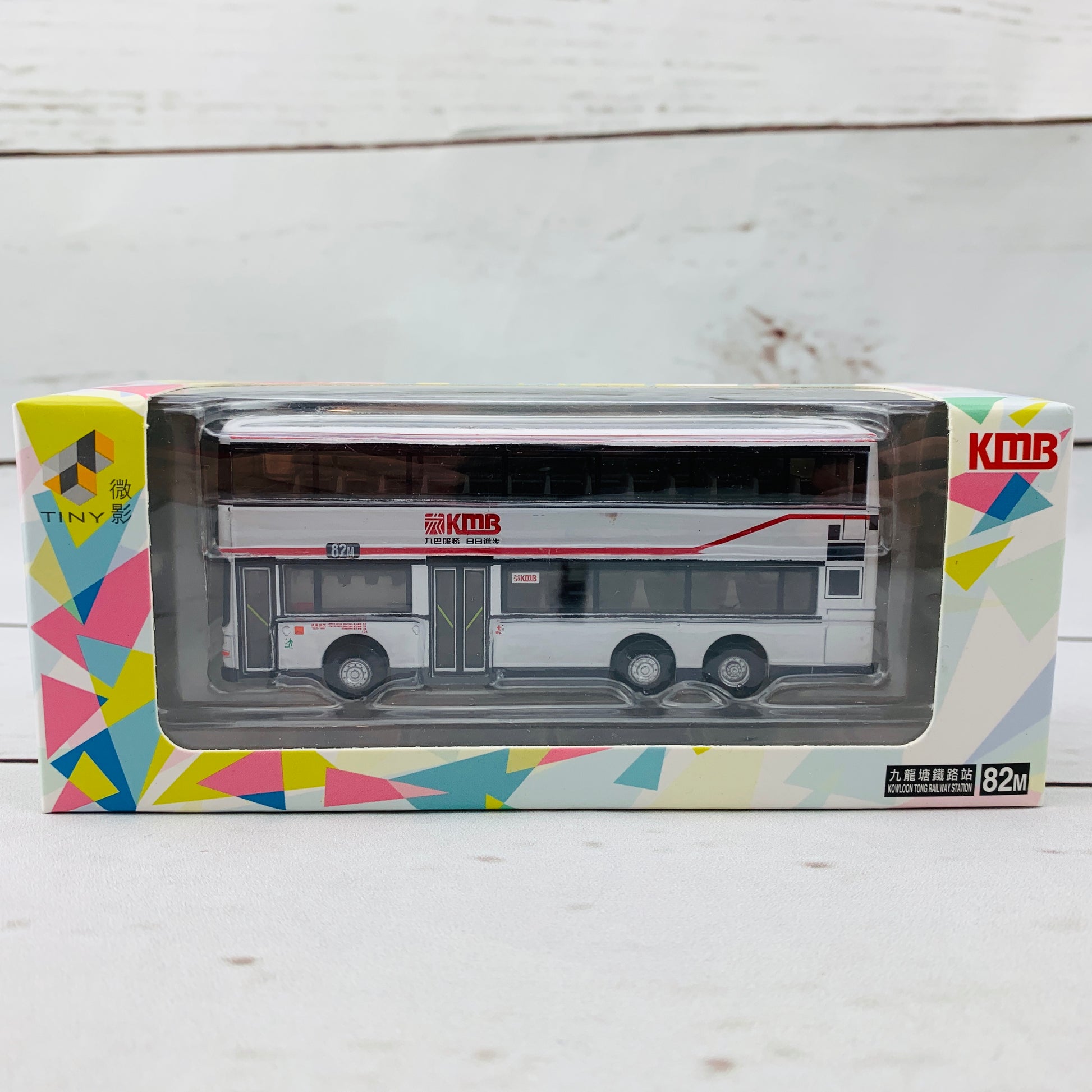 Tiny 微影 LOG-ON 20th Limited Edition KMB (Kowloon Tong Railway Station 82M) 九巴 (九龍塘鐵路站82M) KMB2019035