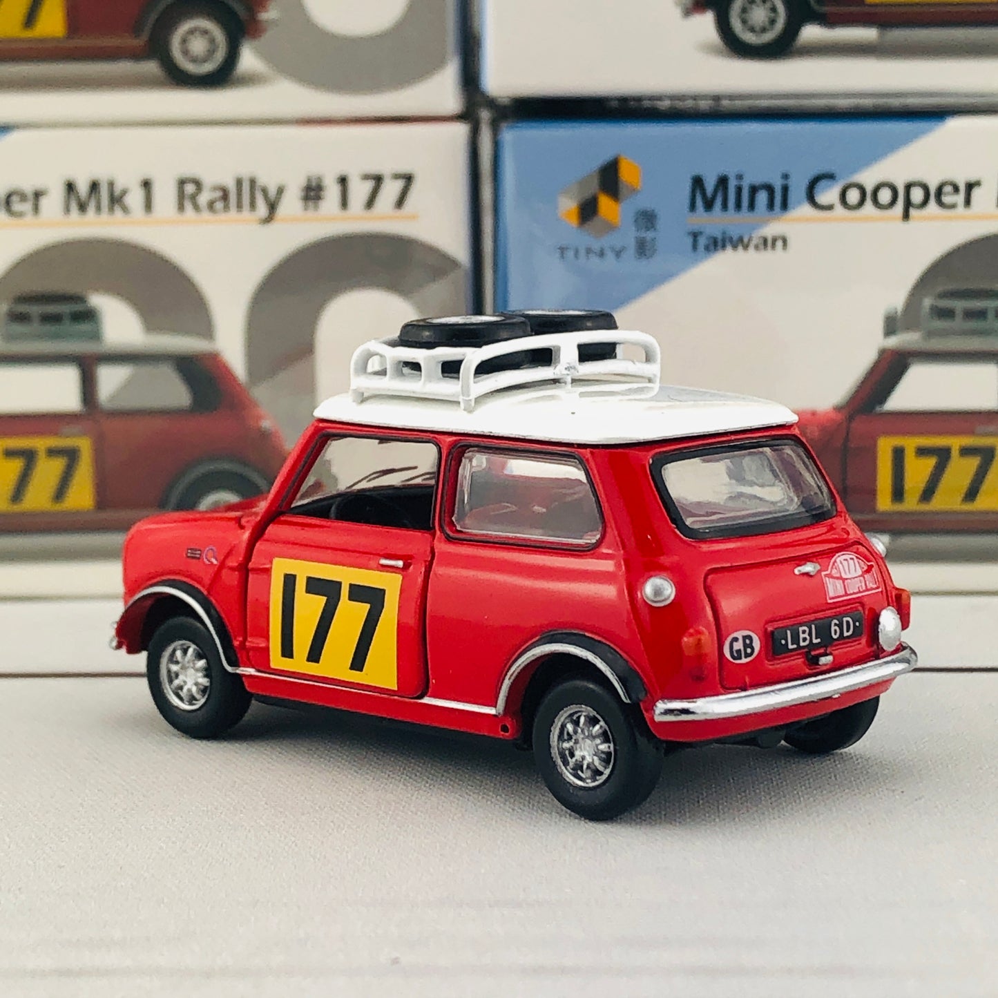 Tiny 20 Mini Cooper Mk1 Rally #177 Taiwan ATC64567