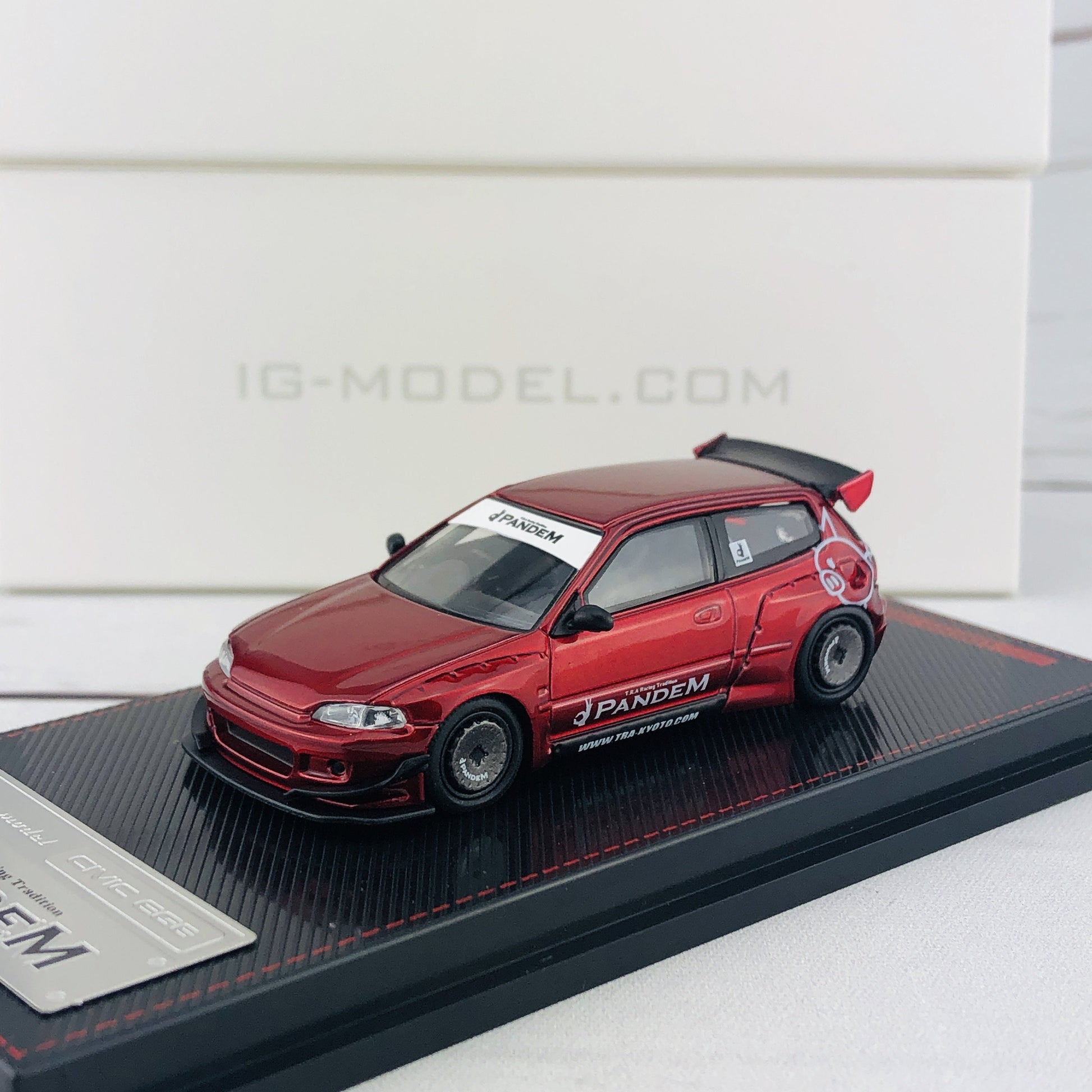 Ignition Model 1/64 Pandem Civic (EG6) Red Metallic 1414