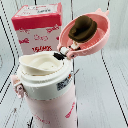 THERMOS Vacuum Insulated Mobile Mug 0.4L (JNL-402) PKW - Pink Ribbon (4562344352741)