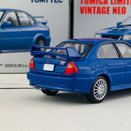Tomica Limited Vintage Neo Mitsubishi Lancer Evolution VI GSR Blue (1999) LV-N190a