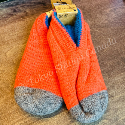 Tehtava Reversible Roomsocks - Red (Made in Japan) 0022TET093