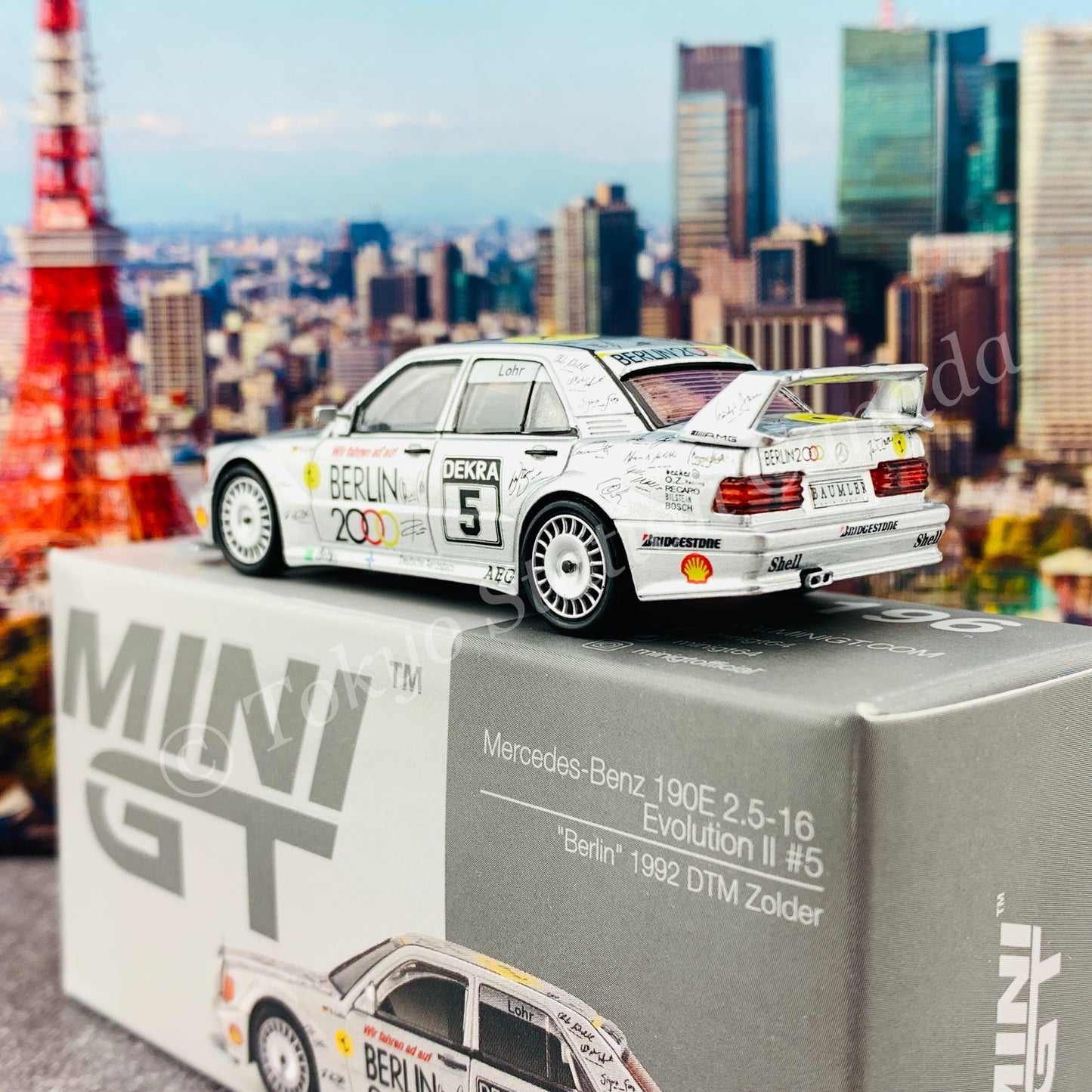 MINI GT 1/64 Mercedes-Benz 190E 2.5-16 Evolution II #5  "Berlin"  LHD MGT00196-L