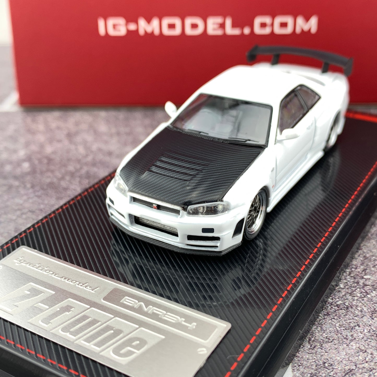 Ignition Model 1/64 Nismo R34 GTR Z-tune White IG1868