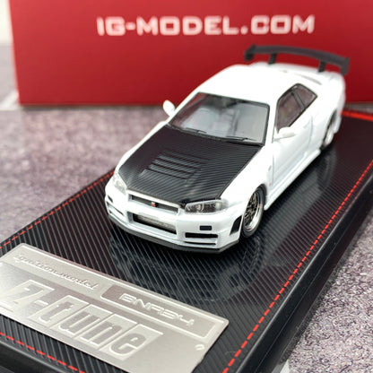 Ignition Model 1/64 Nismo R34 GTR Z-tune White IG1868