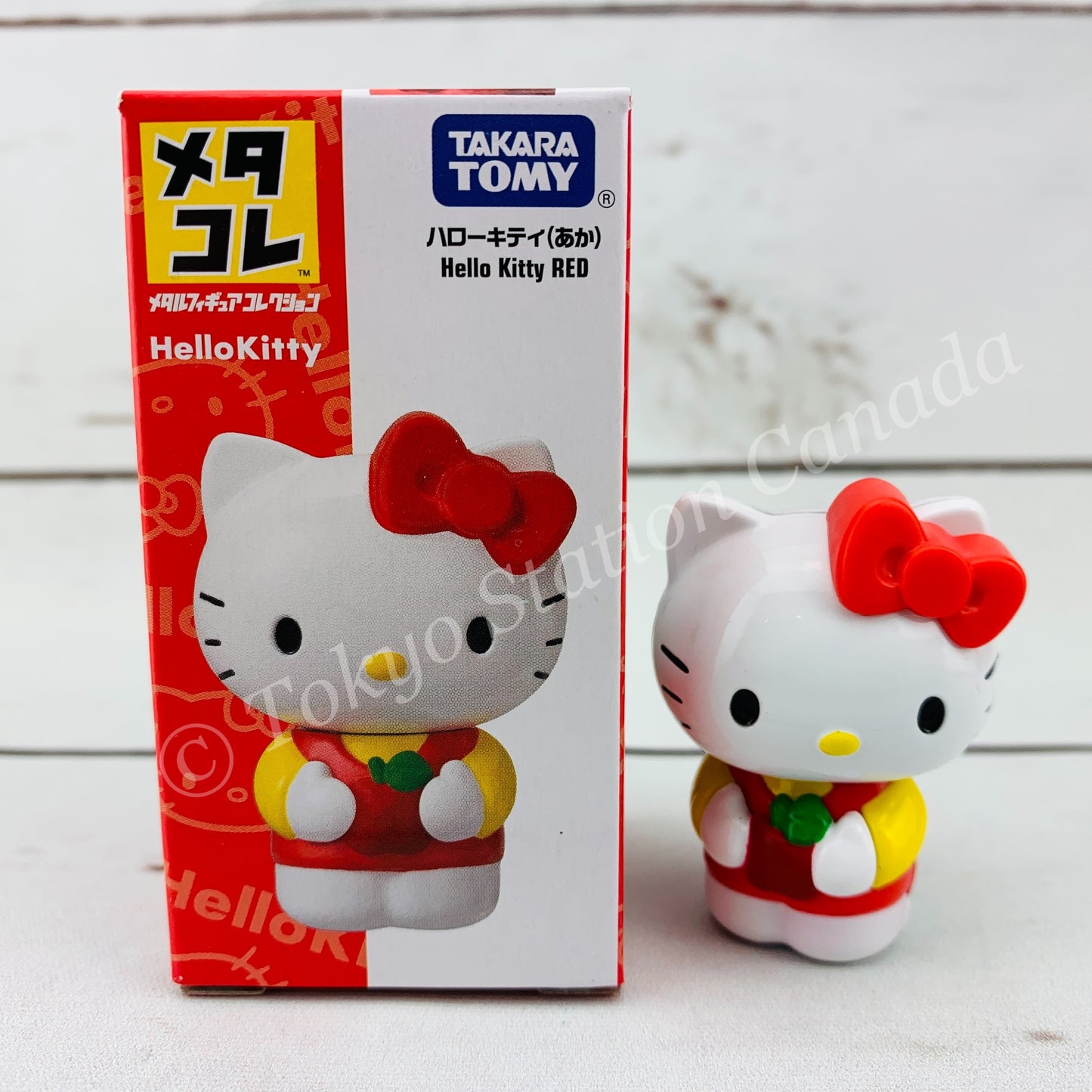 TAKARA TOMY Metal Figure Collection Hello Kitty RED 4904810865261