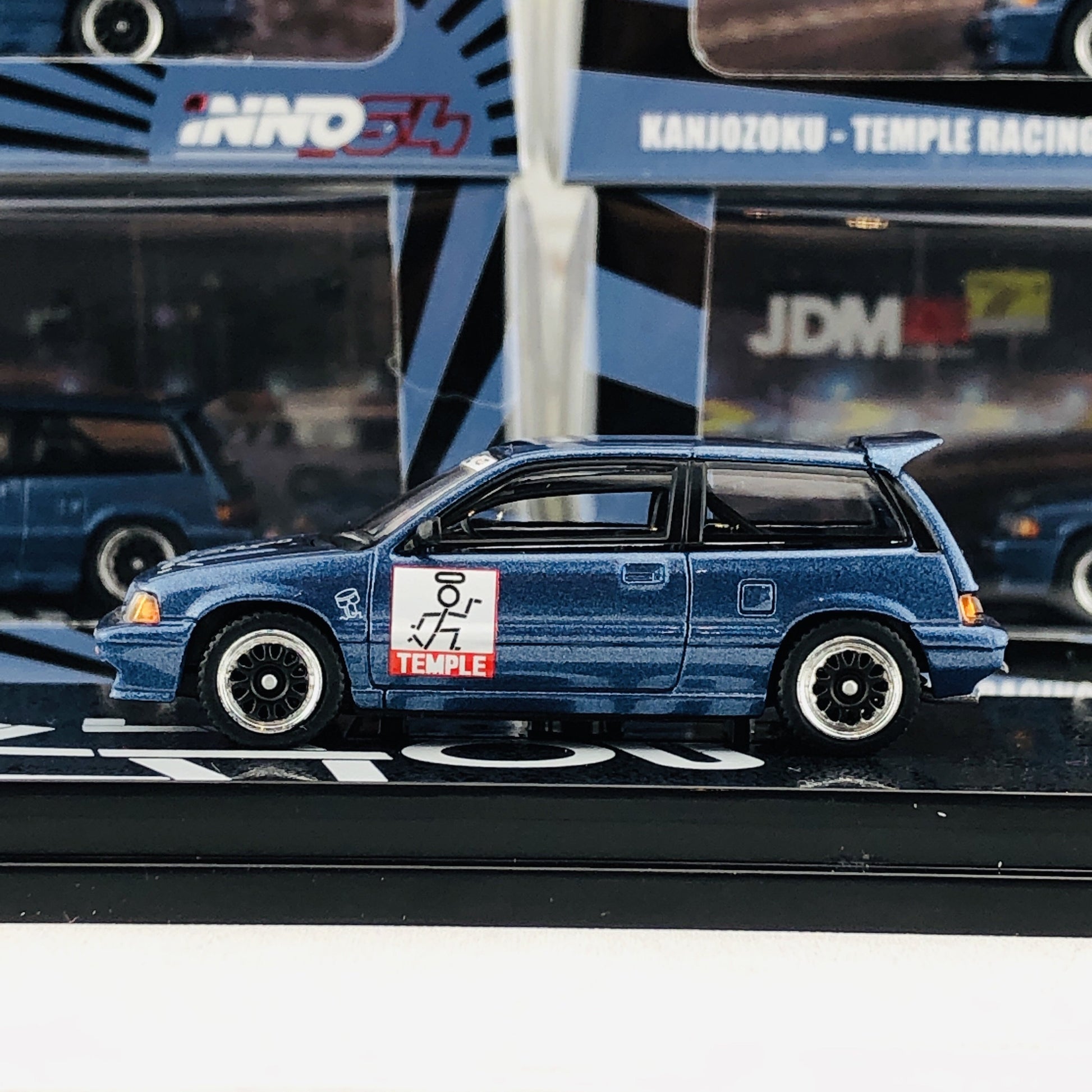 INNO64 JDM Collection HONDA CIVIC Si E-AT Kanjozoku - Temple Racing by Loop Angels IN64-EAT-JDM02