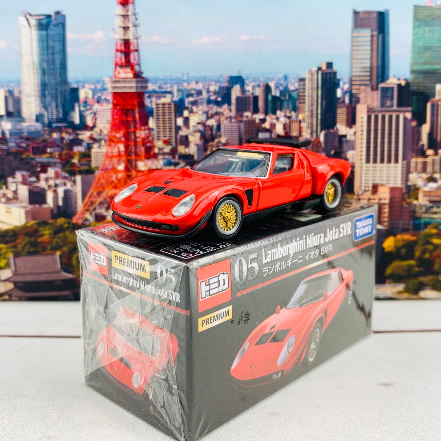 Tomica Premium 05 Lamborghini Miura Jota SVR