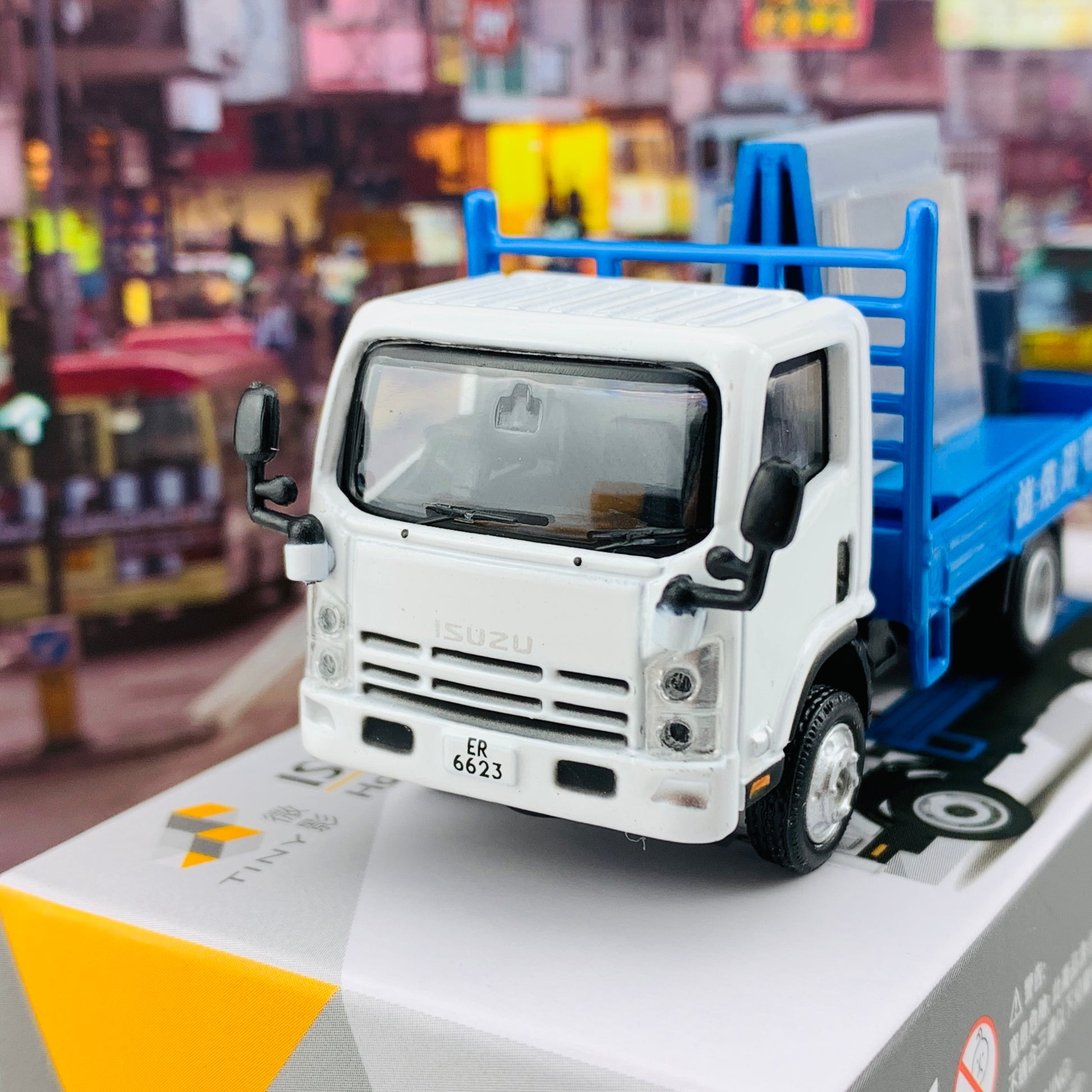1/76 Tiny 微影 196 ISUZU N Series Glass Transport Truck 五十鈴N系列 玻璃運送車 ATC64674
