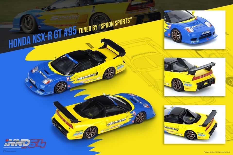 INNO64 HONDA NSX-R GT #95 Tuned by SPOON SPORTS IN64-NSXGT-SP