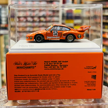Tarmac Works x MINICHAMPS COLLAB64 1/64 Porsche 935/77 DRM Zolder Bergischer Löwe 1977 #52 Winner T64MC-002-JAG (643776352)