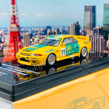 INNO64 1/64 NISSAN SKYLINE GT-R R32 #11 "BP OIL TRAMPIO"  Inter TEC Fuji 1993 Winner IN64-R32-BP