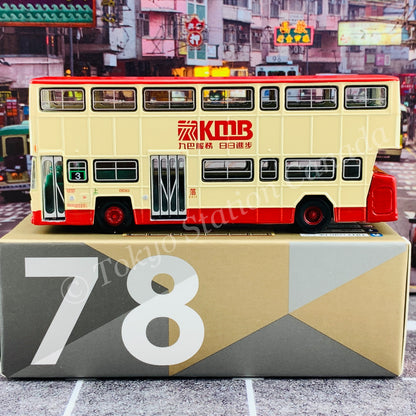 TINY 微影 78 KMB LEYLAND Fleetline BACo 九巴利蘭珍寶（平頂寶) 頂紅腳紅 (Diamond Hill 3 鑽石山) KMB2020132